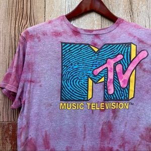 MTV Tye Dyed Tee Large